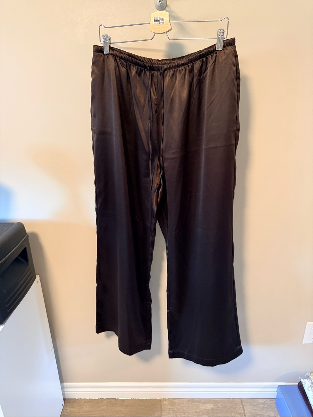 Ardene Black Satin Pants